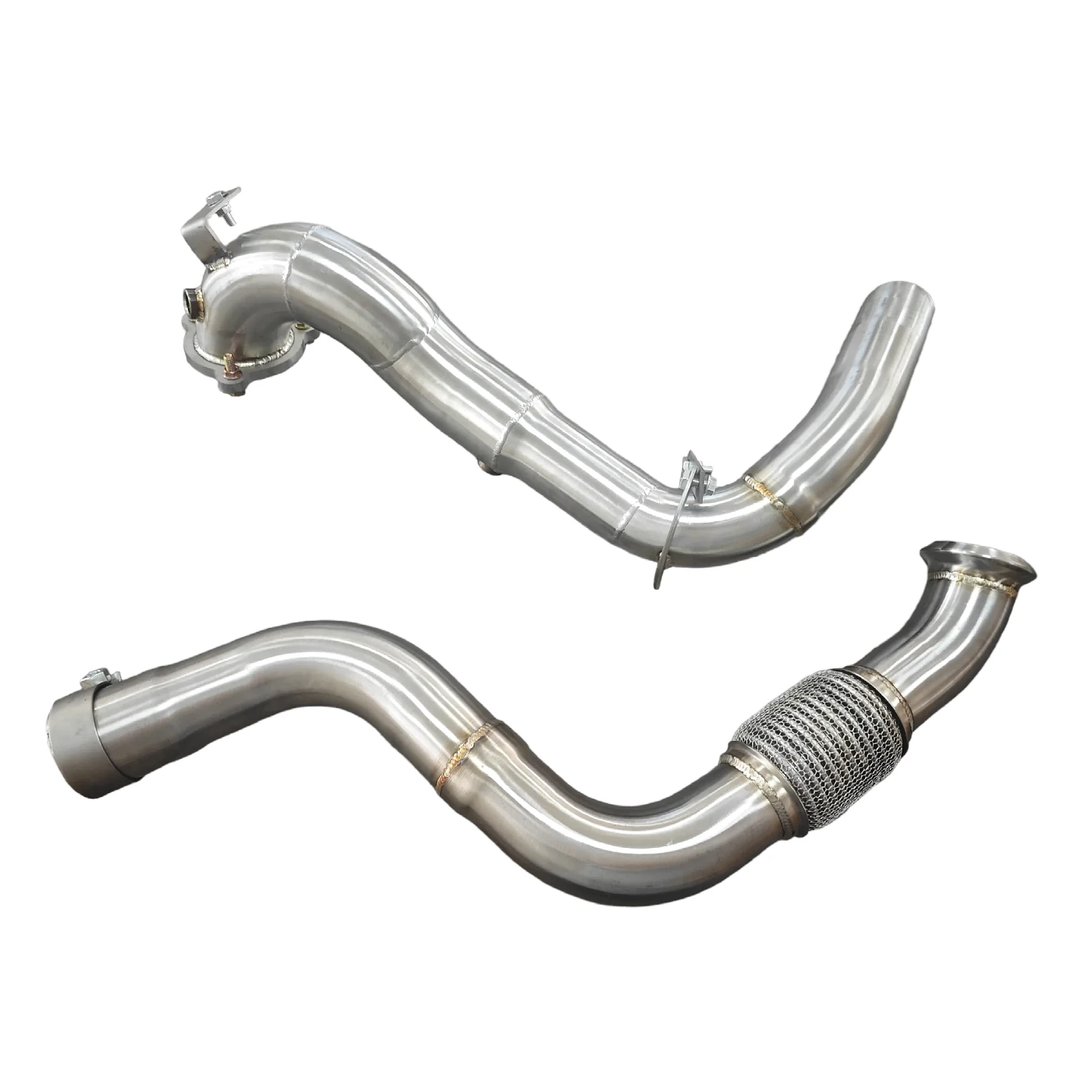 AKS Stainless Steel Racing Downpipe For Mercedes-Benz W176 A180 A200 A220 A250 1.6T 2.0T Downpipe