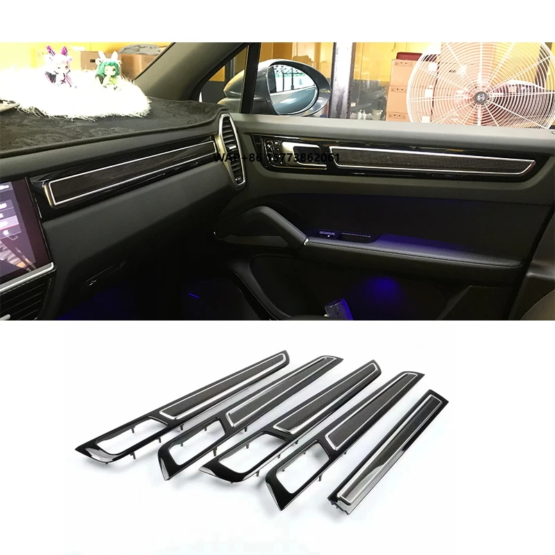 

9Y0 Car Modification Upgrade Carbon Fiber Interior Doors Carbon Fiber for 2018-2023 Cayen