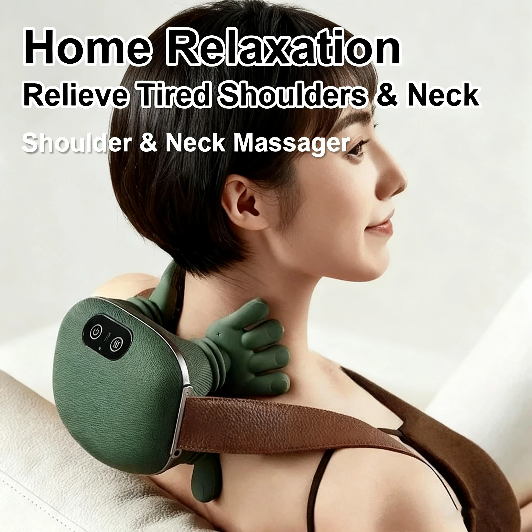 بيونيك الرقبة الكتف مدلك ضغط الإصبع ساخنة الظهر مدلك الكهربائية العجن العضلات تدليك وسادة الرقبة الخصر الساق الجسم #2