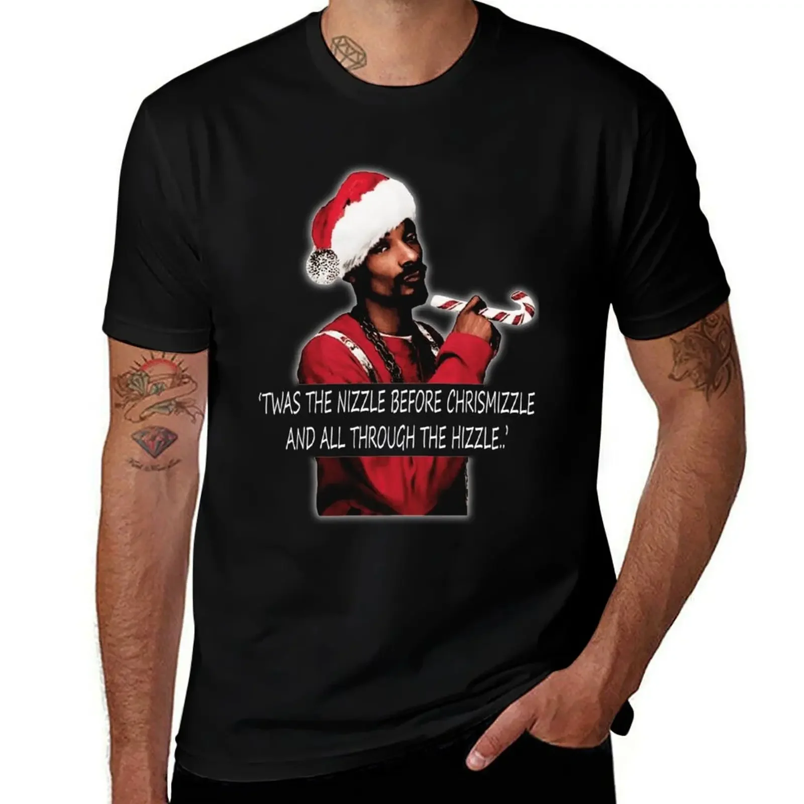 

Twas the nizzle before chrismizzle and all through the hizzle.. Classic T-Shirt tees shirts graphic tees t shirts for men