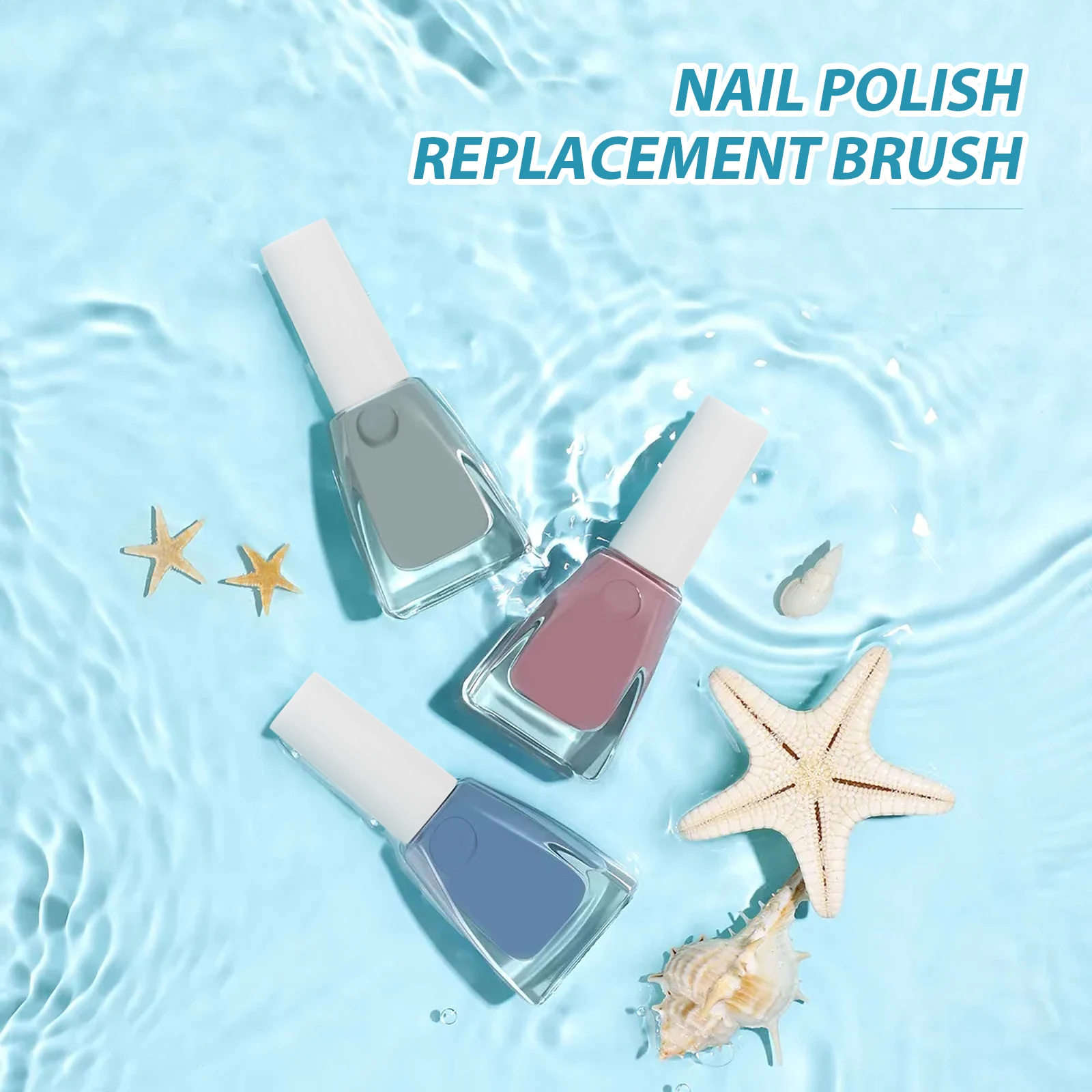 

20 Pcs Disposable Nail Polish Brush Enamel UV Fingernail Empty Bottles