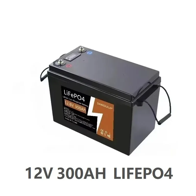 12V200AH300AHLIFEPO4 배터리 팩 리튬 인산철 전기 해양 태양광 시스템 야외 전원 공급 장치, 연결 불가