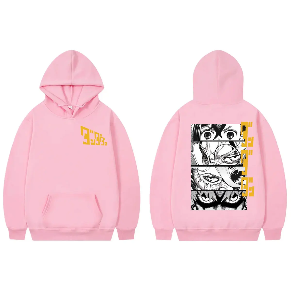 Japanese Anime Dandadan Graphic Hoodies Fashion Vintage Hooded Sweatshirts Men Women High Quality Fleece Pullovers Streetwear