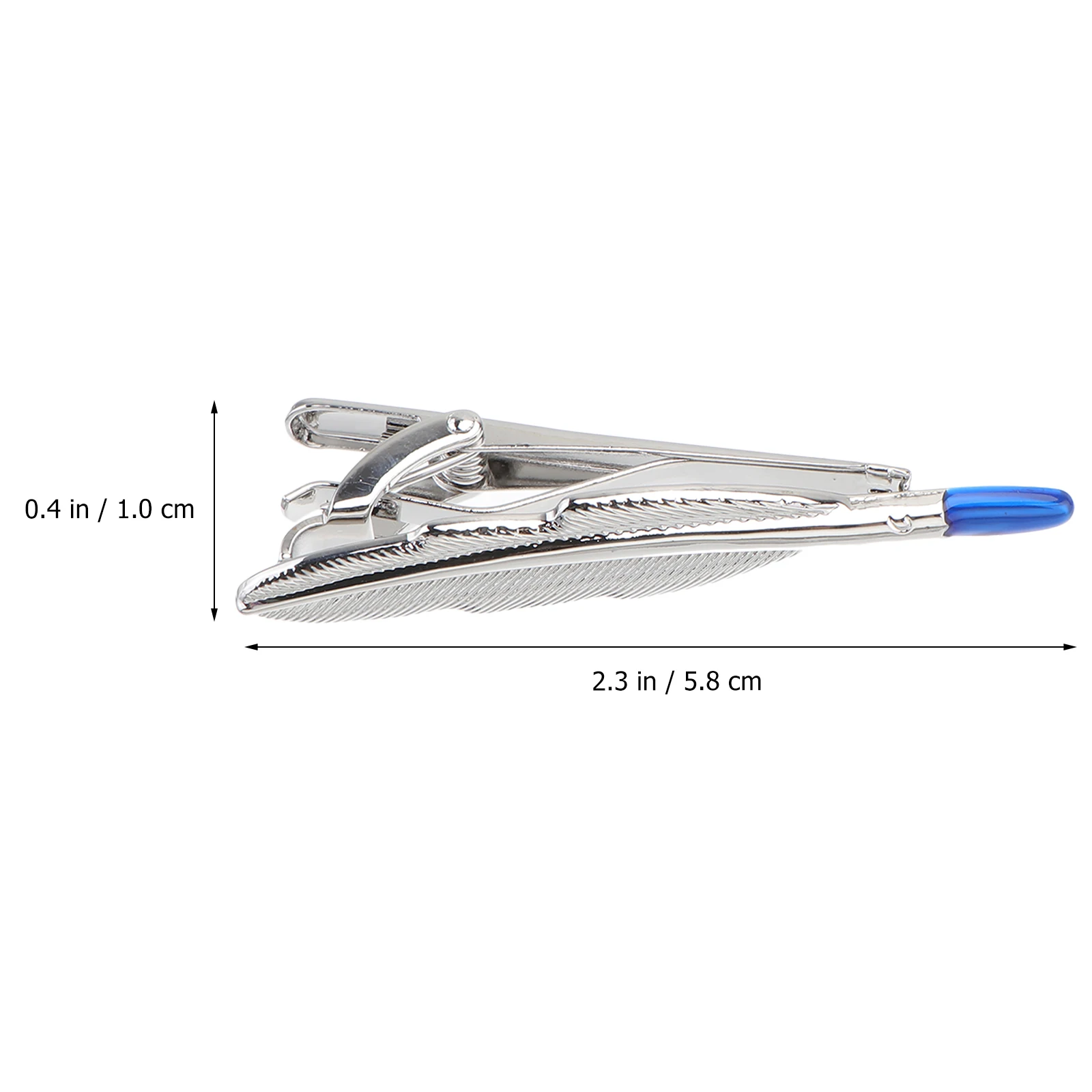 

2 Pcs Casual Necktie Clasp Clip Decoration Clips Clamp Men Fashion