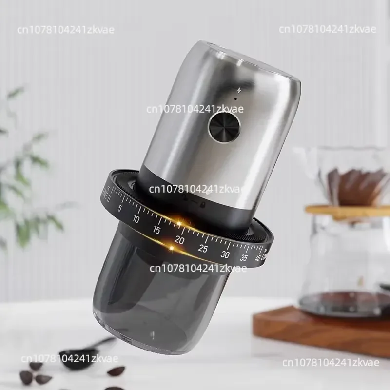Commercial Portable Household Coffee Grinder Grinds 64mm Electric Stainless Steel by Weight
