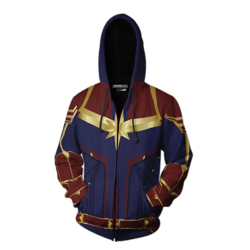 2019 فيلم المنتقمون Endgame Quantum Realm البلوز سترة المتقدمة التكنولوجيا هوديي تأثيري ازياء الكابتن مارفل هوديس البدلة