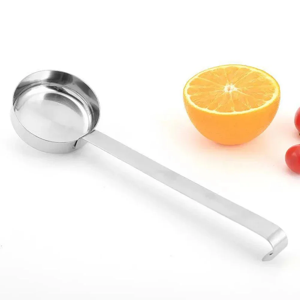 Flat Bottom Sauce Spoon With Ounce Measurement For Pizza Sauce And For Tomato Sauce For Even Spreading And Dosing