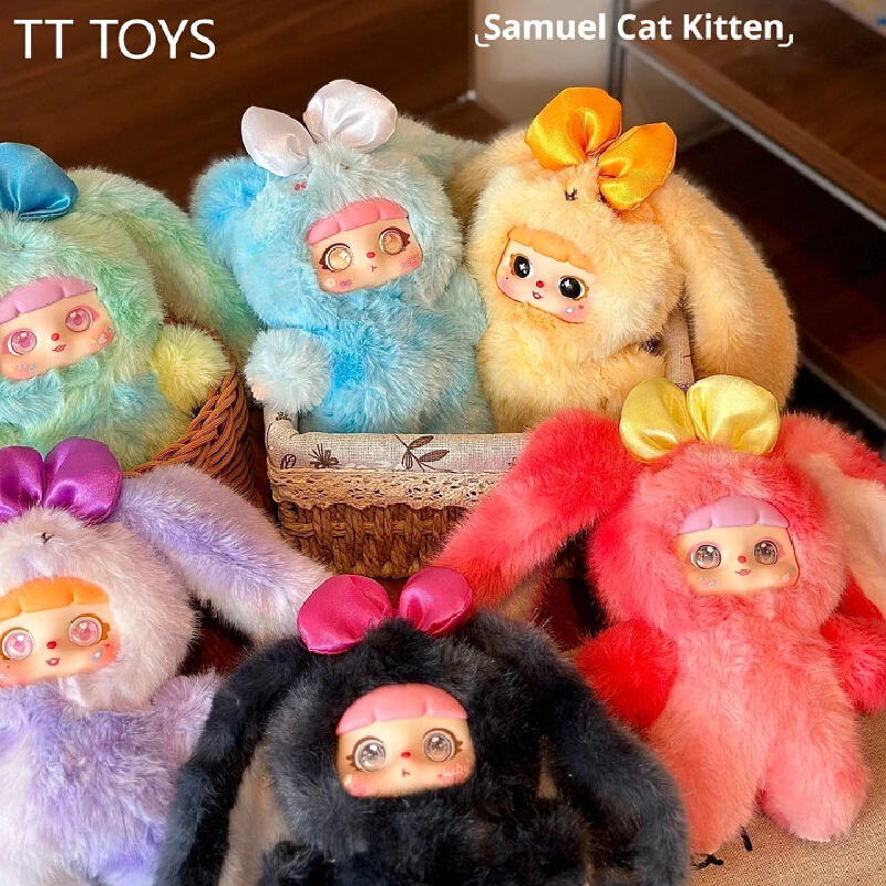 

Оригинальное котенок Mao Zai Magic Rabbit Series слепая коробка милый кот виниловая кукла настольная подвеска сумка кулон забавная игрушка подарки