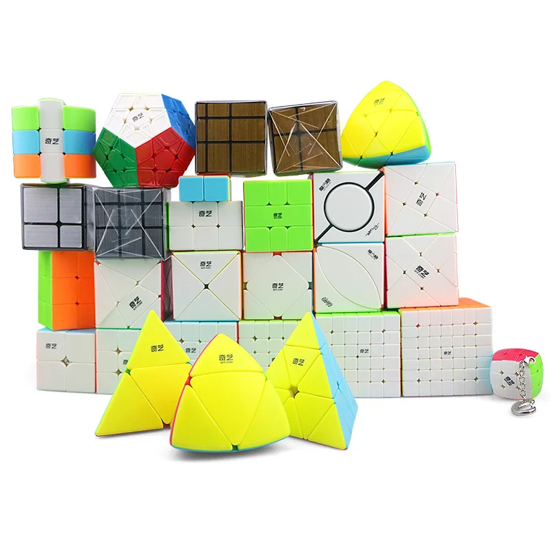 Seria Qiyi Magic Cube QY Specjalny kształt QIYI 2x2 3x3 4x4 5x5 Puzzle Zabawki dla dzieci Prezent Pyraminx Skewb Cubo Magico
