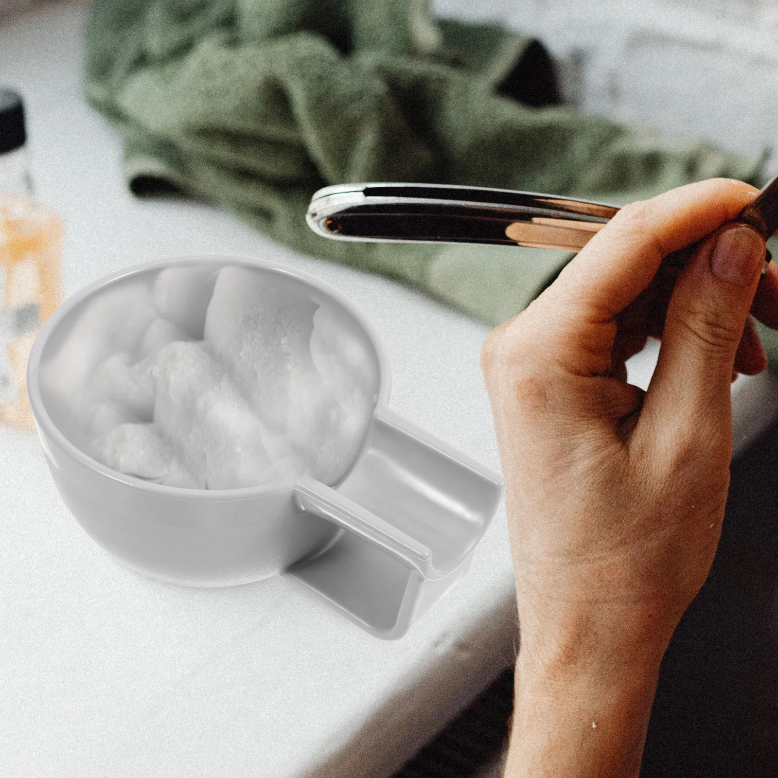 Shaving Bowl Soap - Scheerschaal voor mannen van PP-materiaal, grote
