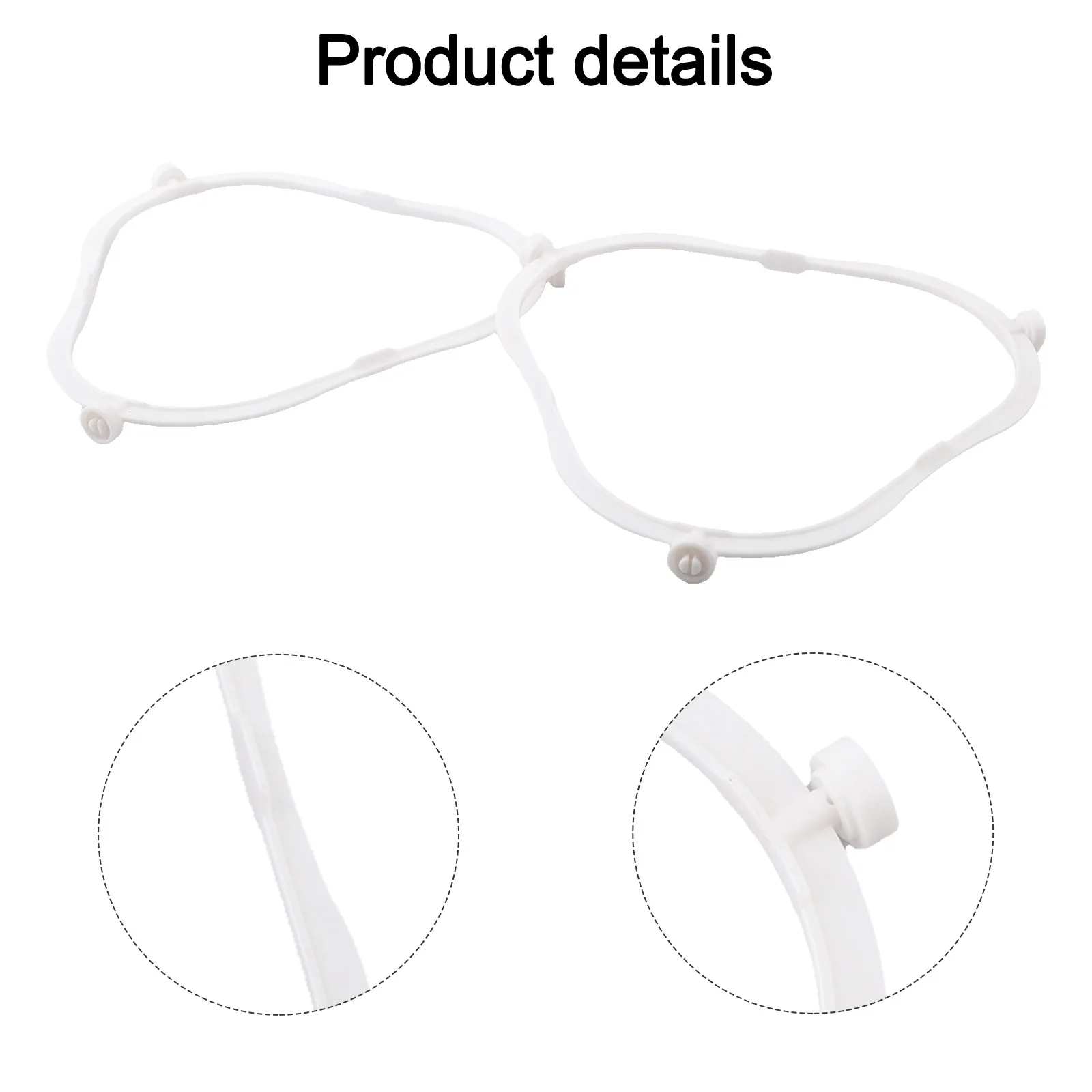 DIY Microwave Oven Glass Tray Support Rings Efficiently Replaceable Parts for Models Including 8206227/W10435114