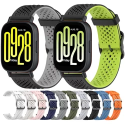 20mm 22mm Width Silicone Strap for Redmi Watch 5 Sport Smartwatch Breathable Replacement Wristband for Redmi Watch 5 Lite/Active