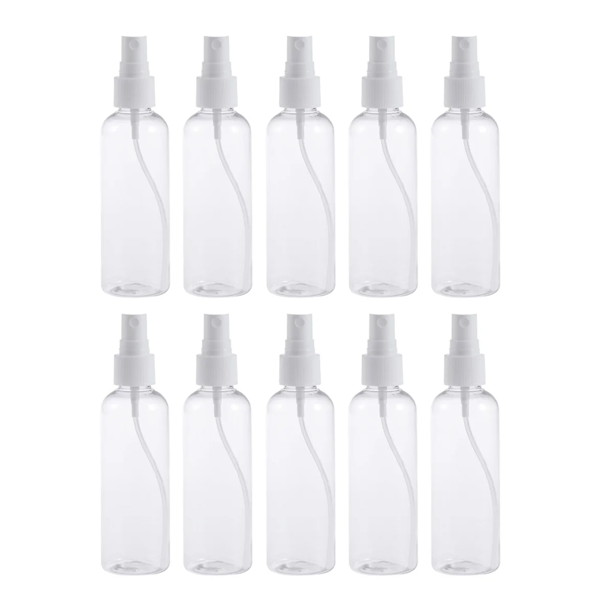 

10 Pcs Portable Spray Bottle Refillable Makeup Toiletries Transparent Skin Care