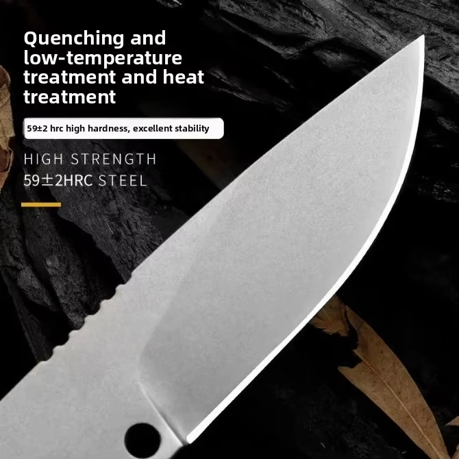 رائجة البيع قسط الجودة شفرة مثبتة سكين في الهواء الطلق الترفيه تسلق الجبال الرحلات الشواء EDC الدفاع عن النفس الصيد المحمولة