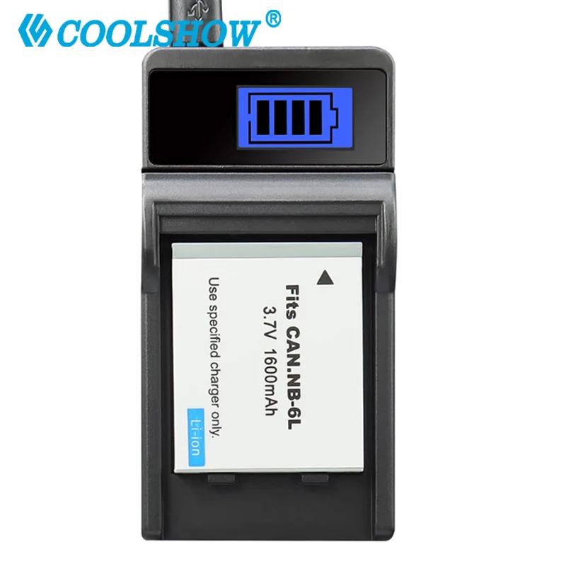 NB 6L NB-6L Battery Charger For Camera SX520 HS SX530 SX600 SX610 SX700 SX710 IXUS 85 95 200 210  6LH Camera Battery Charger