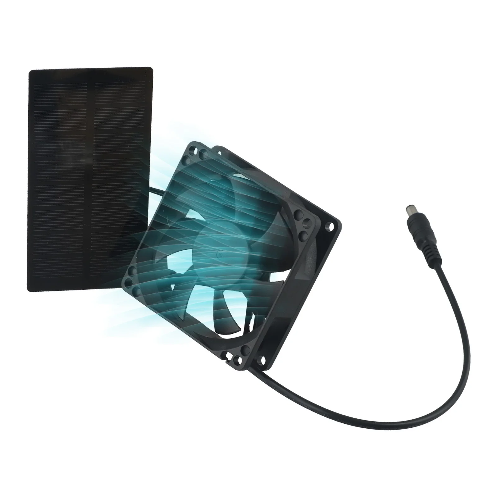 5V Solar Fan 10W Solar Fan Cooling Long-lasting Versatile Easy To Use Environmentally Friendly Epoxy Resin Lamination