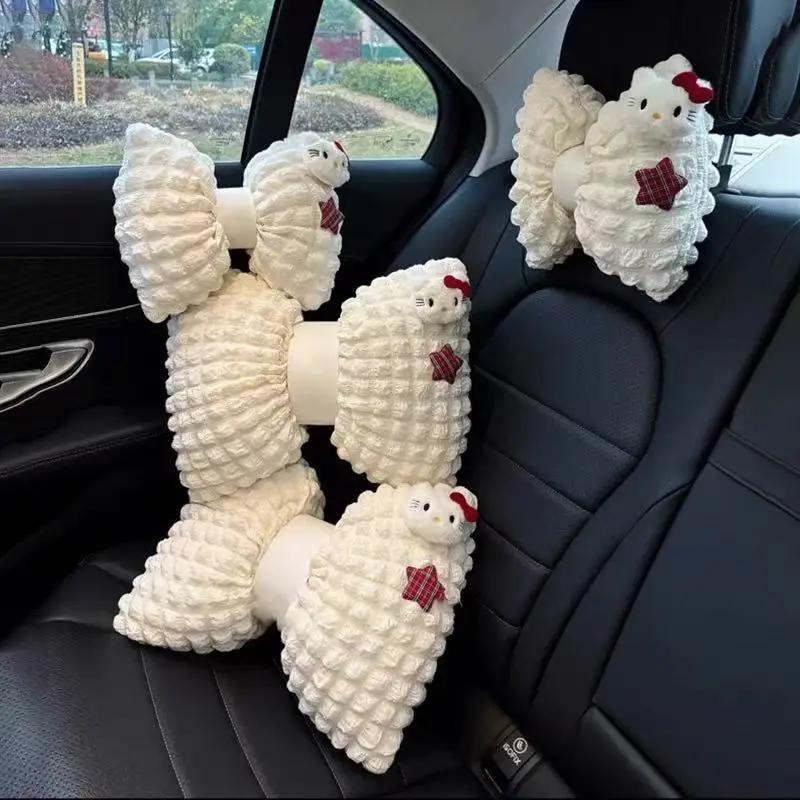 

Car Neck Pillow Memory Foam Protective Lumbar Back Support Breathable Car Headrest Cushion Relieve Stress Car Seat Pillow