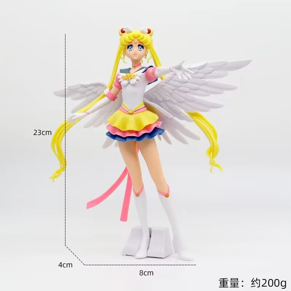 Sailor Moon Figure Anime Cartoon Jupiter Makoto Venus Minako Tsukino Rabbit Doll Toy Little Princess Cake Decoration Ornaments