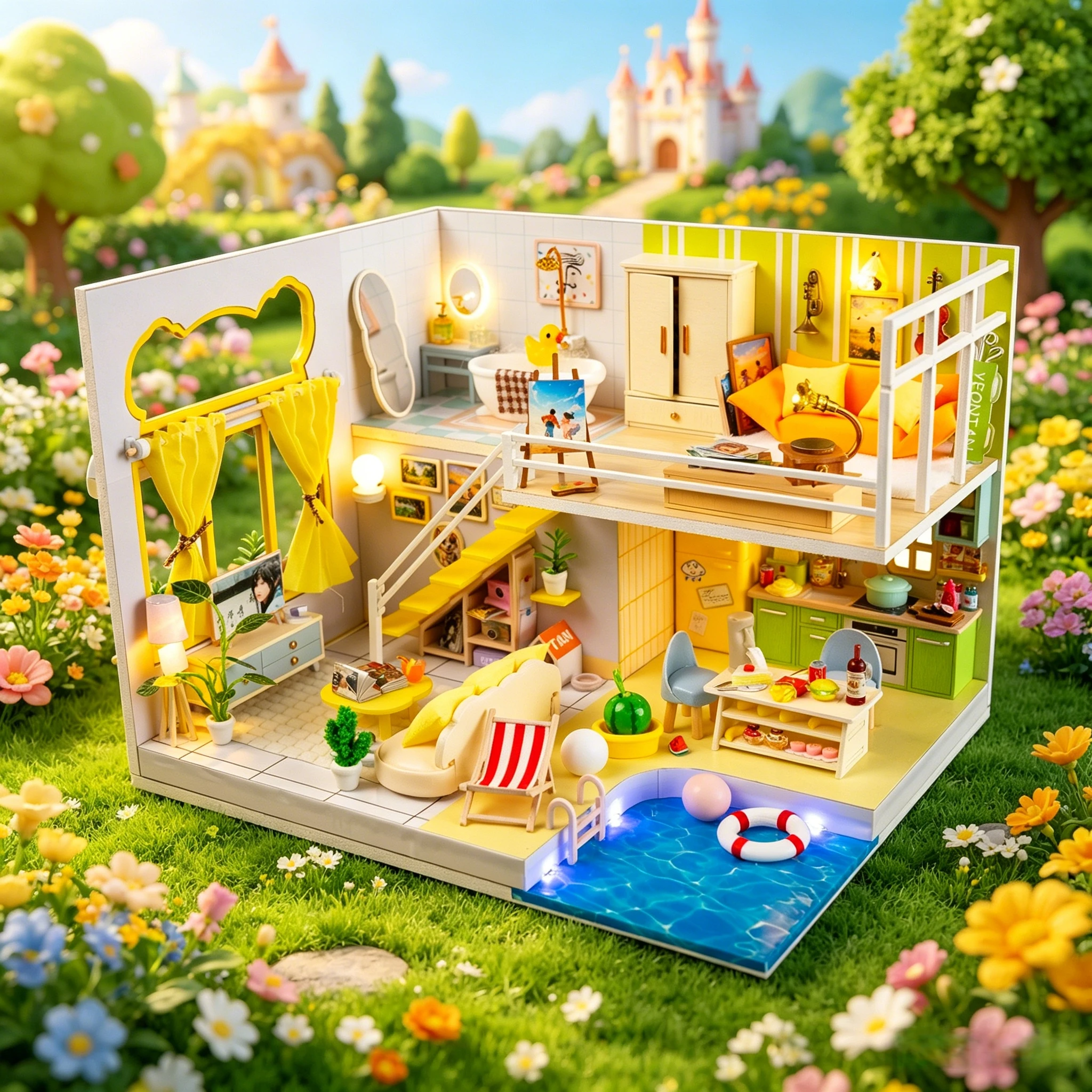 DIY Miniature Romantic Modern - đánh giá và giá Kids Toys 10 Year Old