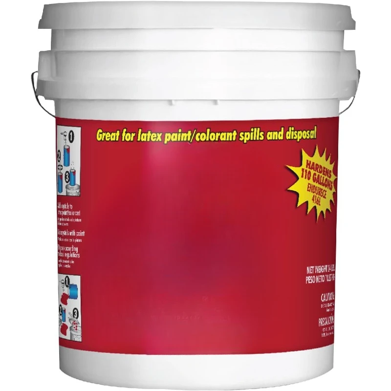 PH1101 Odorless Waste Paint/Colorant Hardener, 5 Gallon, Clear