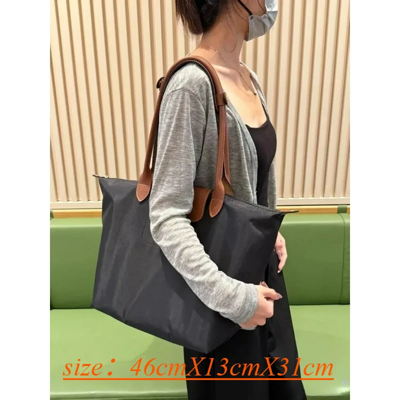 

Customizable Logo Y2K Classic Womens Foldable Tote 2026 Eco Friendly Waterproof Nylon Shopping Tote
