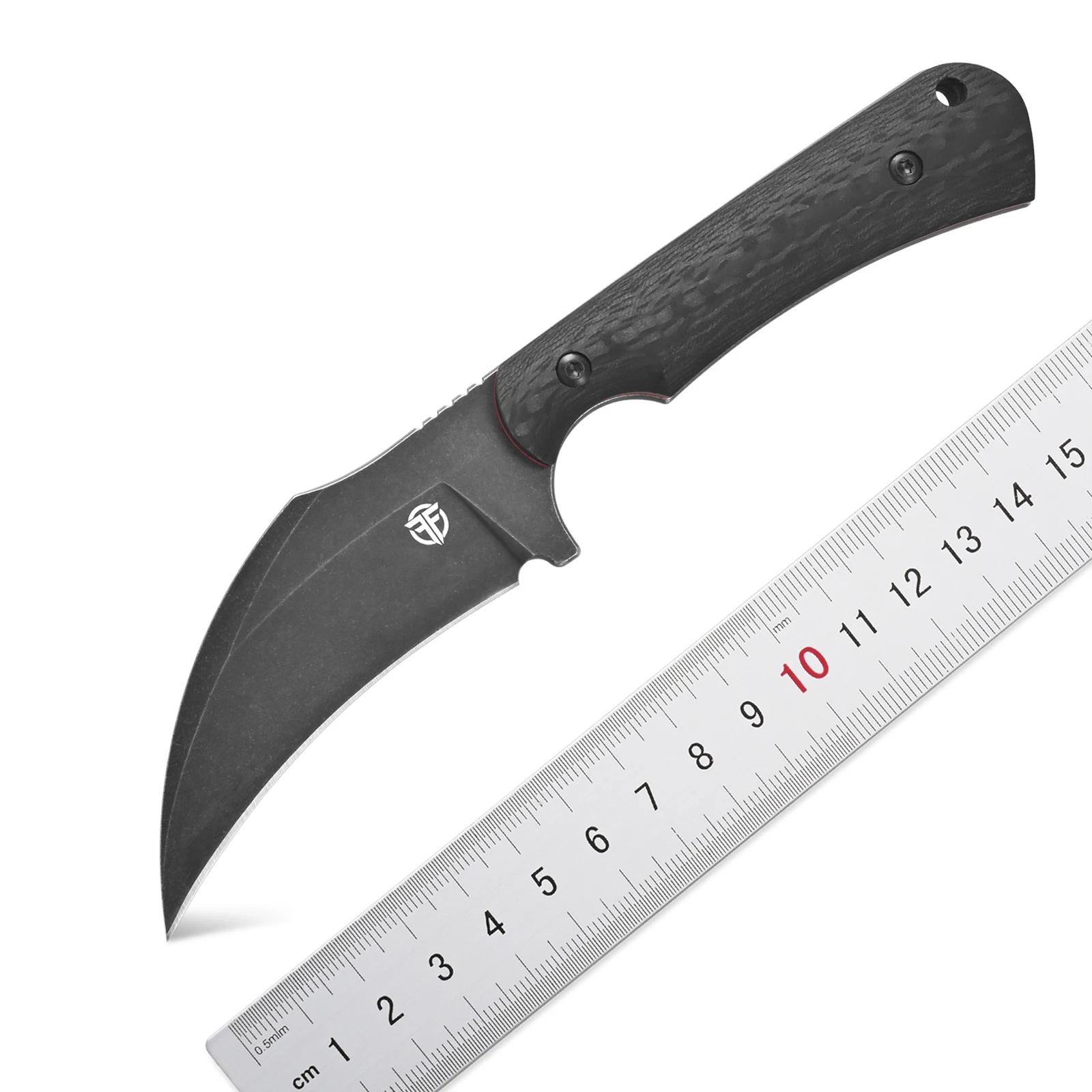Survival Knife Full Tang - Eafengrow FF123 Messer mit feststehender Klinge,