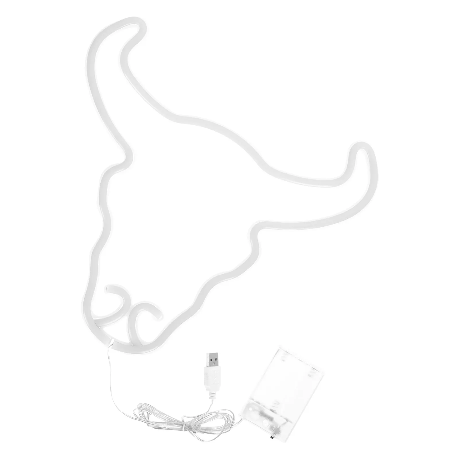 

1 шт. светодиодная неоновая лампа в форме головы коровы, креативный подвесной декоративный светильник для вечеринок, фестивалей, создания атмосферы, украшение для дома, неоновый световой орнамент