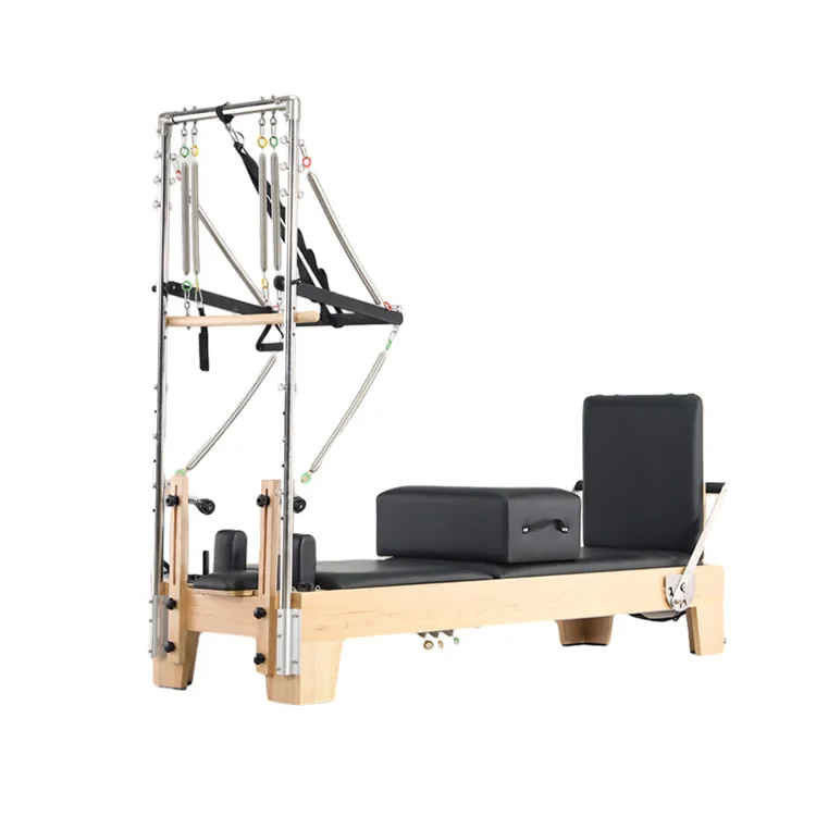 

Wooden Pilates Reformer Pilates Maple Half Elevated Half Tower
