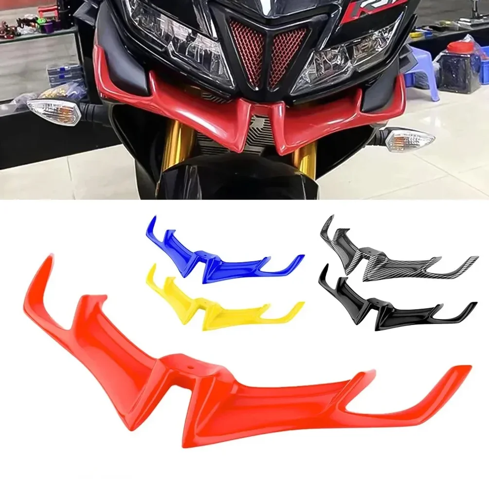 Motorcycle Front Fairing Winglet Wing Cover Trim For R15 V3 2017-2020 Shark Fin Beak Motorcycle Decorative Accessori D9r7