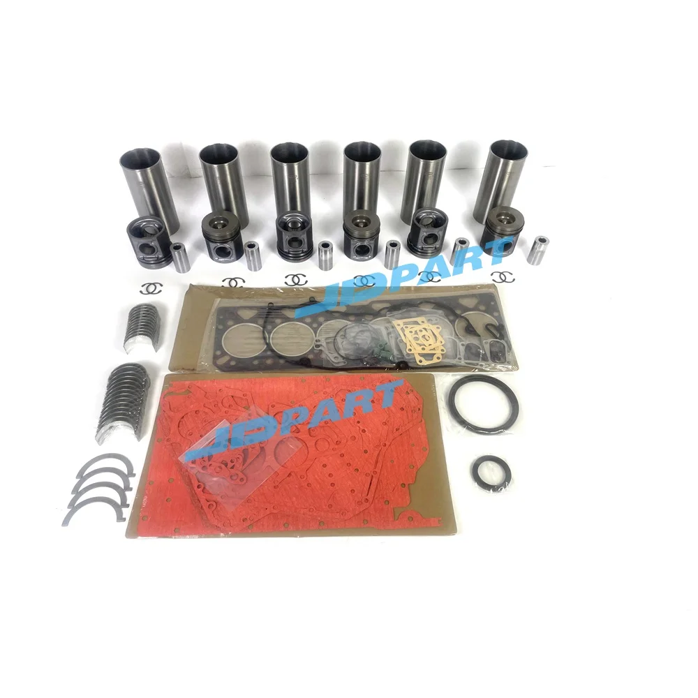 Cylinder Liner Kit With Gasket Set Bearing 3135J301 3135J301 For Perkins 1106C-E60TA Excavator Engine Parts