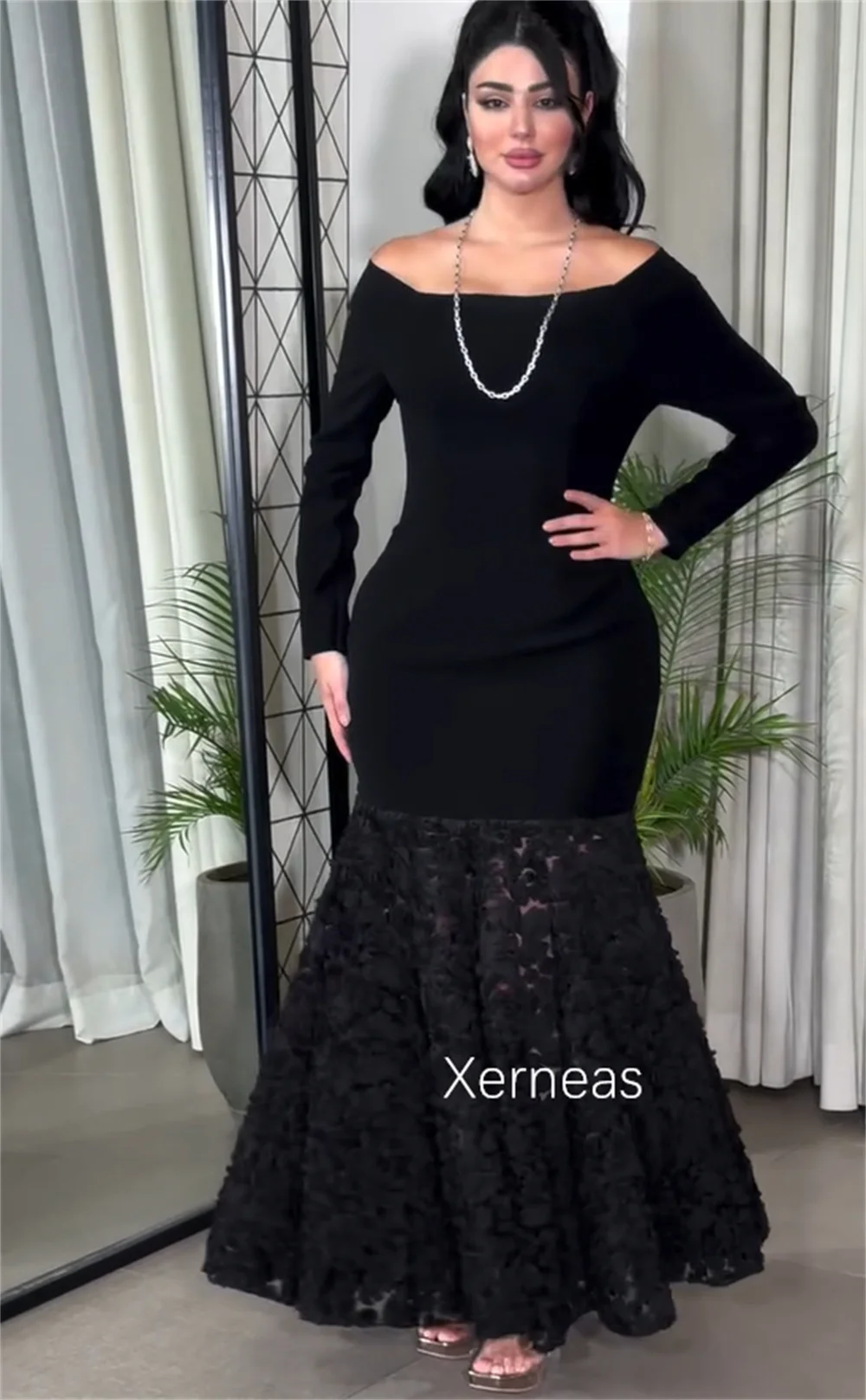 Sukienki na zamówienie, dopasowane, plisowane, z dekoltem typu trumpet, z odkrytymi ramionami, długie, na specjalne okazje, na powrót do domu, wysokiej jakości.