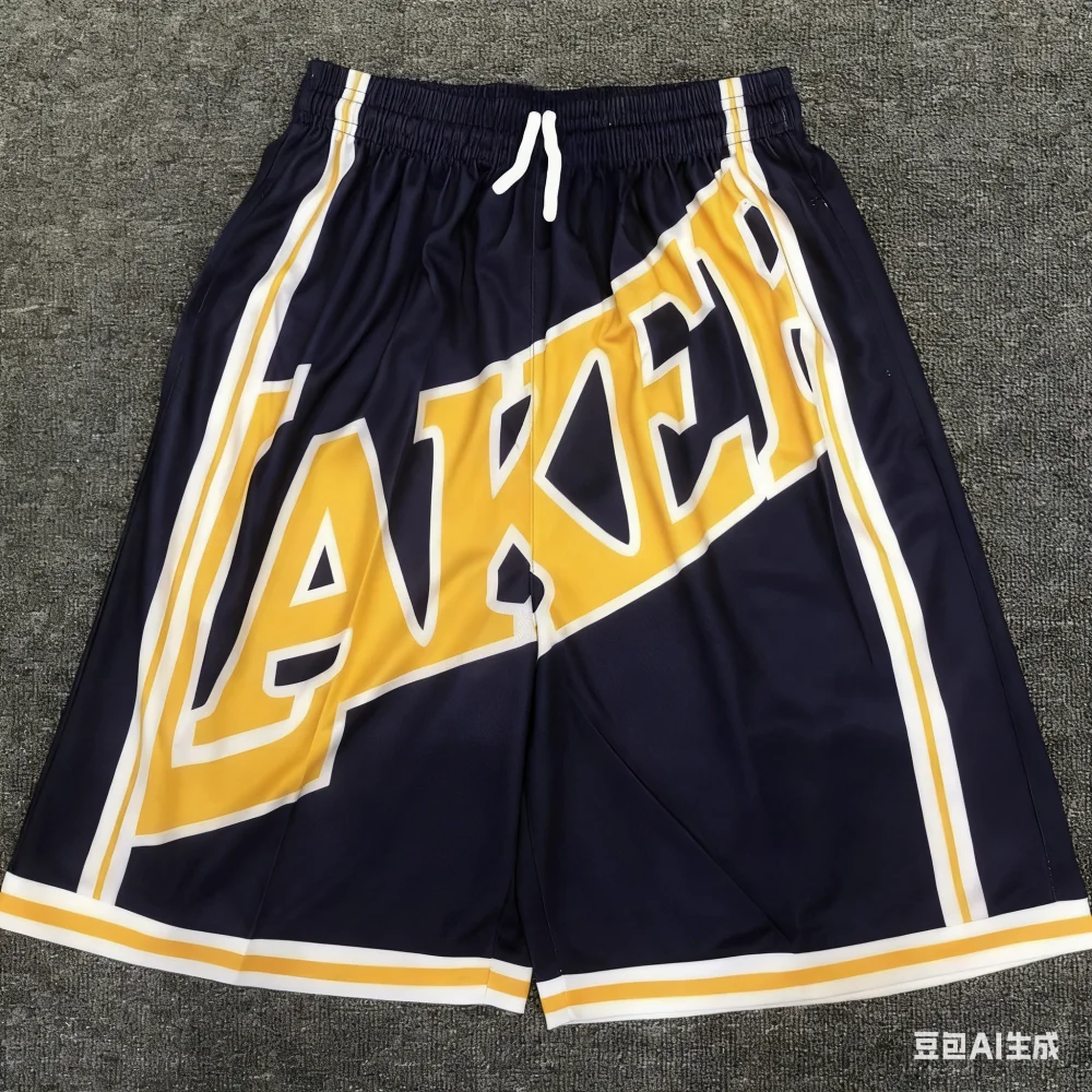 جديد شورت كرة السلة ريترو ستريت كرة السلة السراويل الرياضية للرجال والنساء تشغيل سروال التدريب شورتات للبحر فضفاضة تناسب #2