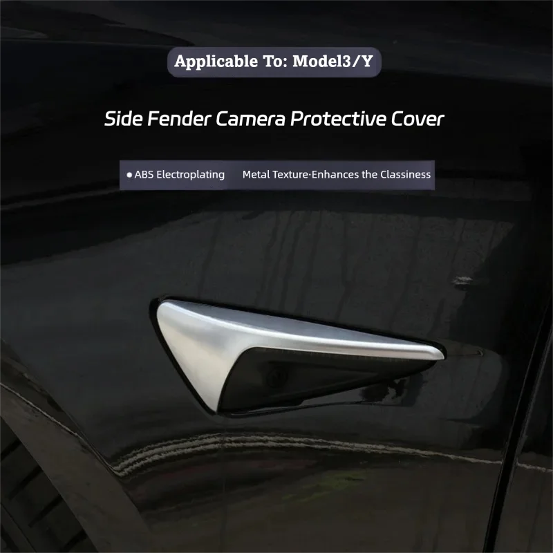 Fender Marker Light Trim Cover & Body Camera Protector for Tesla Model 3 Highland Model Y Juniper Exterior Upgrade Accessory