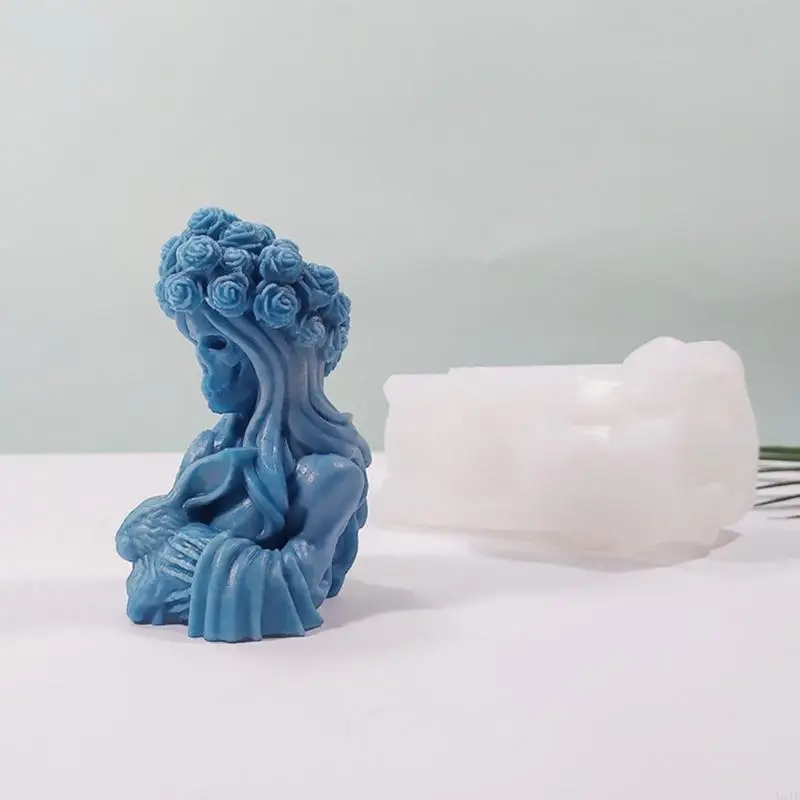 L21E DIY Crystal Drop Gypsum abrasive Skul Witch
