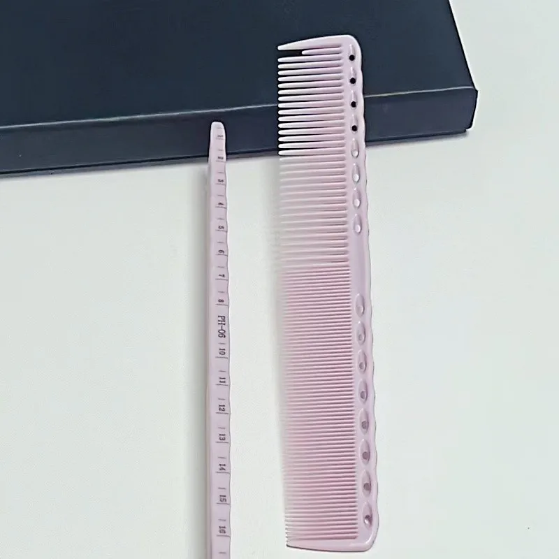 مشط أنماط متعددة مع مقياس صالون حلاقة أمشاط قص الشعر تصفيف الشعر المهنية فرشاة الشعر أدوات تصفيف صالون الشعر