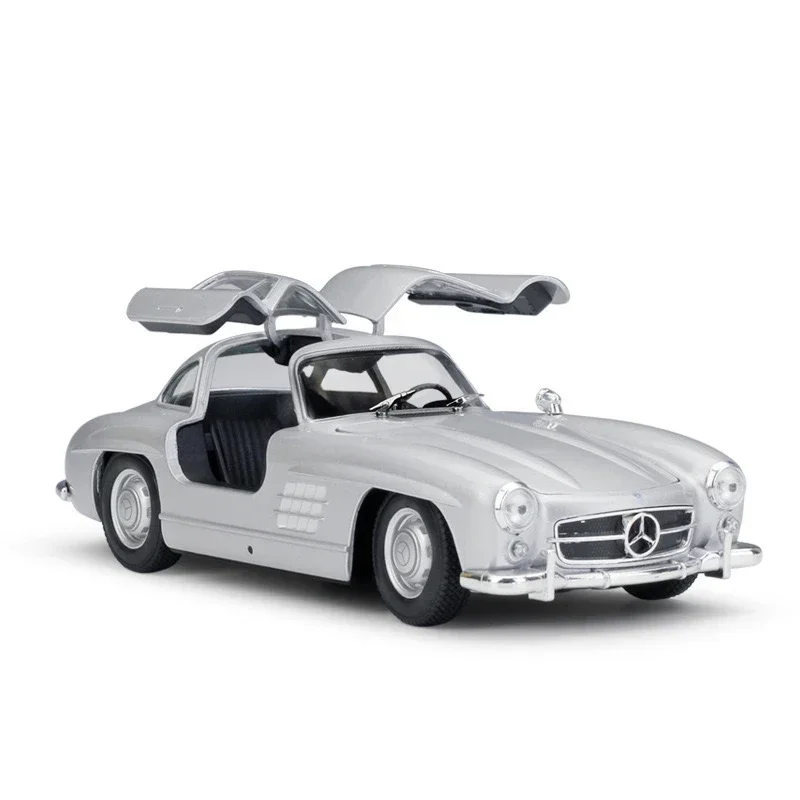 WELLY 1:24 Mercedes Benz 300 SL Classic Car Simulation Alloy Car Model  - Suitable for Children\'s Toys and Collections