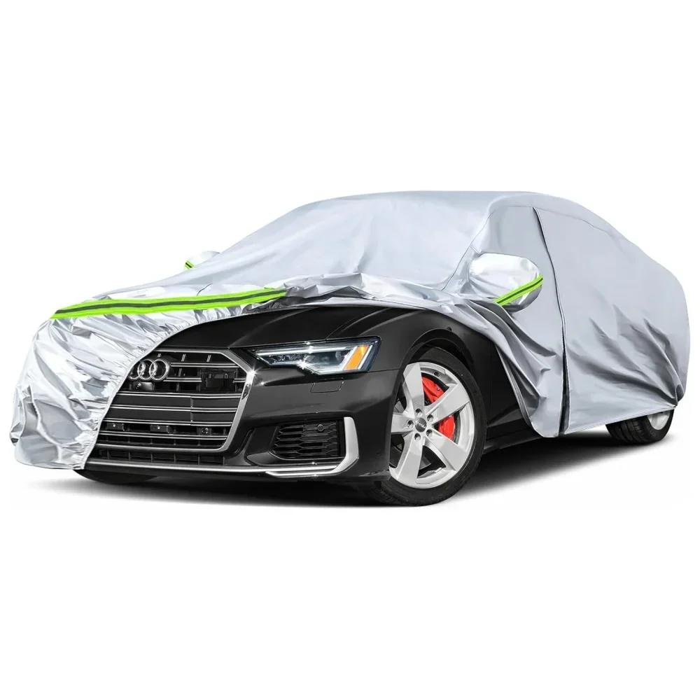 housse-de-voiture-pour-audi-a6-s6-2004-2025-tissu-taffetas-argente-210t-toutes-saisons-sur-mesure-avec-fermeture-eclair-bande-coupe-vent-pour-neige-et-pluie