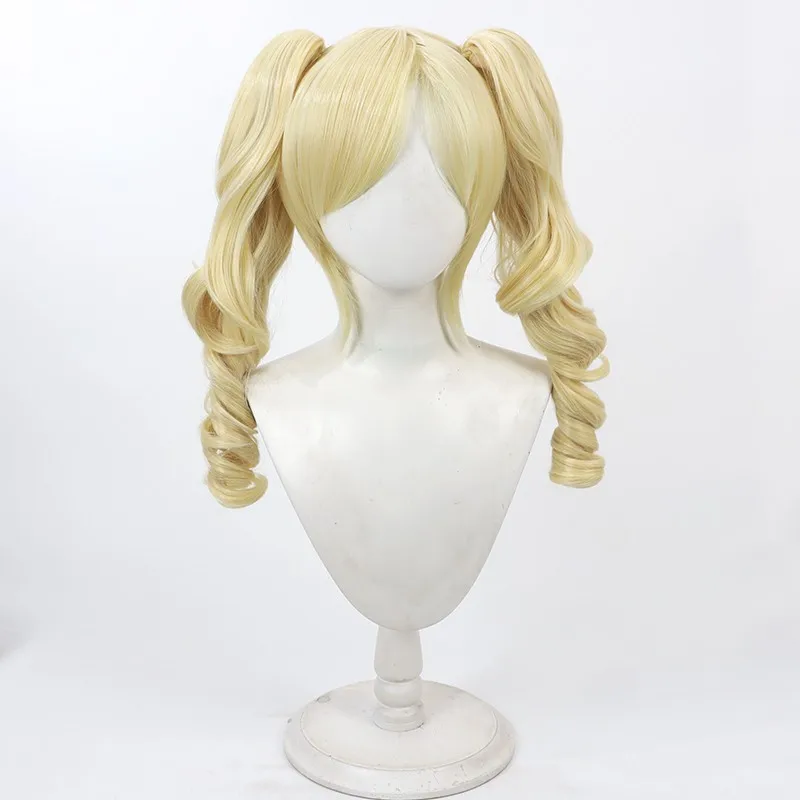 Identity V Mute Girl Stella Cosplay Wig, Eggy Party Collab, Detachable Twin Tails