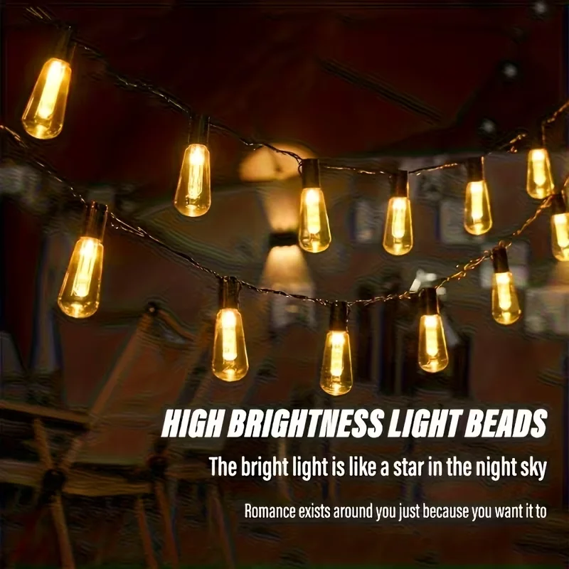 

Solar Lantern String Lights Waterproof Outdoor LED Garland Fairy Light Patio Garden Decoration Light for Christmas Wedding Party