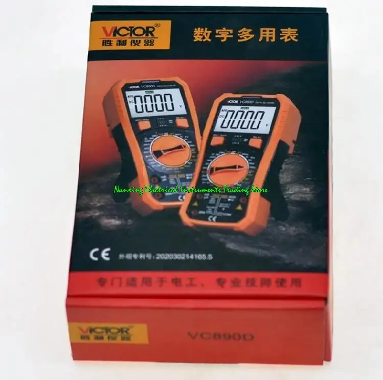 VICTOR VC890D/VC890C+/VC890E Digital Multimeter True RMS multimeter capacitor 2000uF Backlight