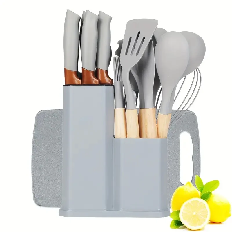 Stainless Steel & Food-Grade Silicone Kitchenware Set Multi-Functional Combination New Product Promotion