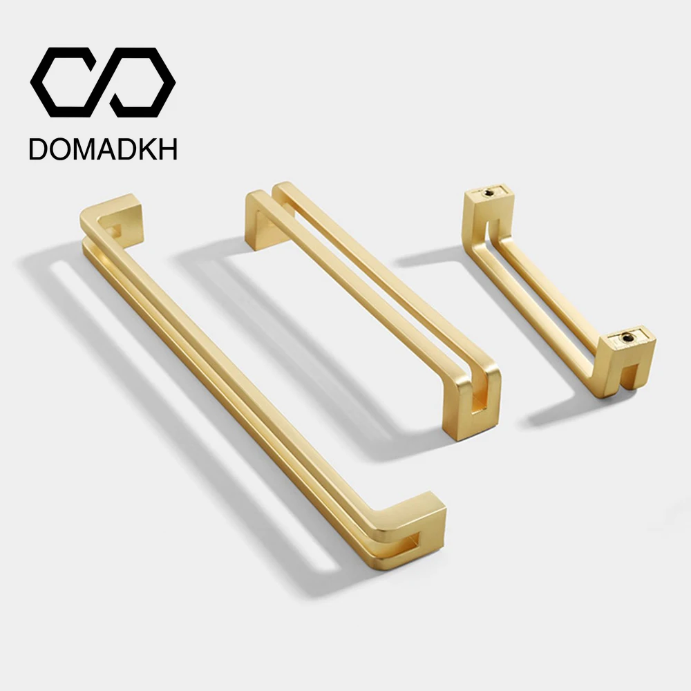 Modern cabinet door handles zinc alloy drawer pulls kitchen gold knobs unique dresser pulls nightstand knobs furniture hardware