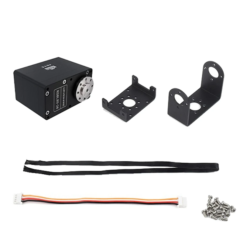 

ABKD Waveshare 85KG.Cm Motor Aluminum Alloy High Precision High Torque Programmable 360° Magnetic Encoder RS485 Servo Motor
