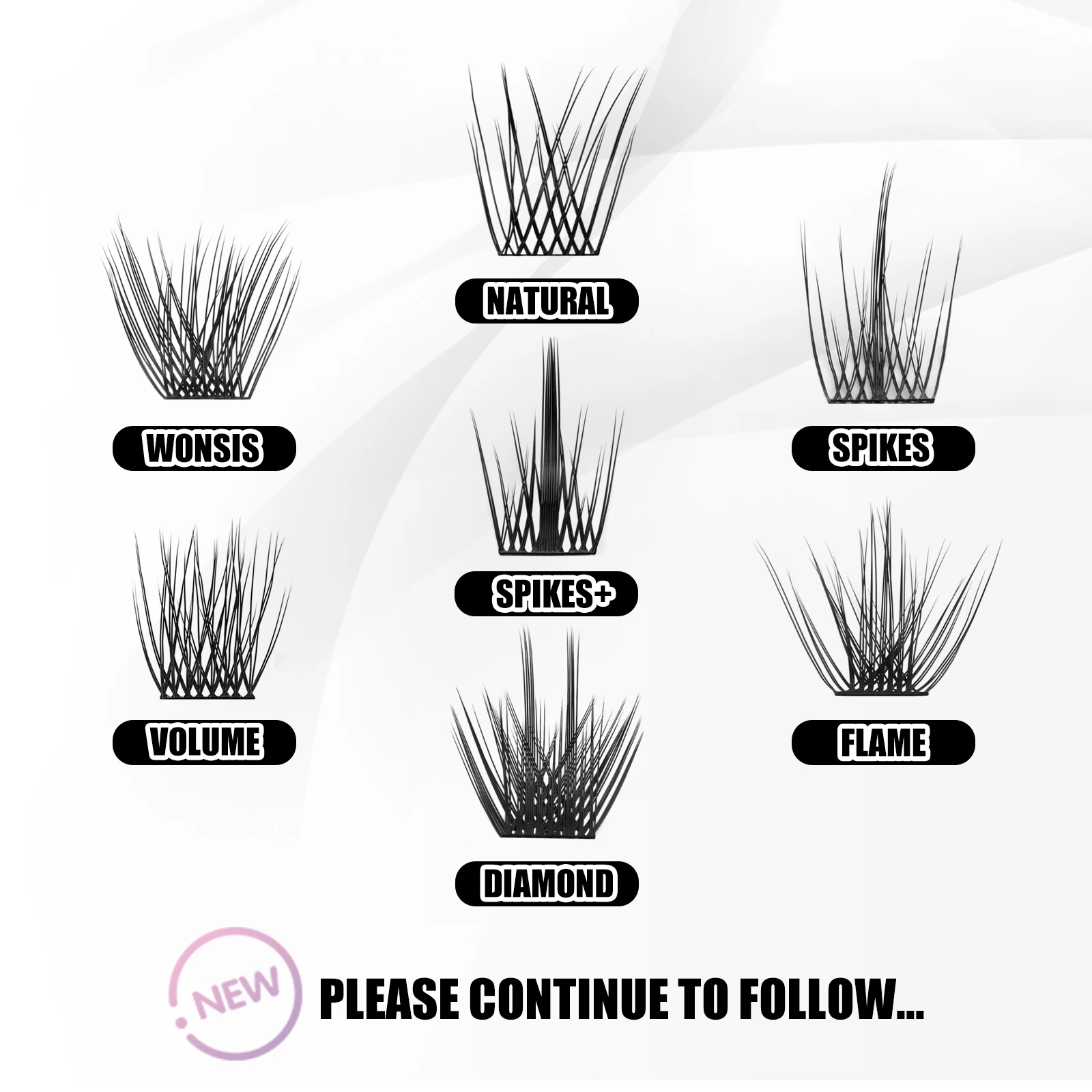 Cluster Lashes Mix Length DIY Eyelash Extension Beam Segmented Eyelashes Volume Individual Lashes Extension