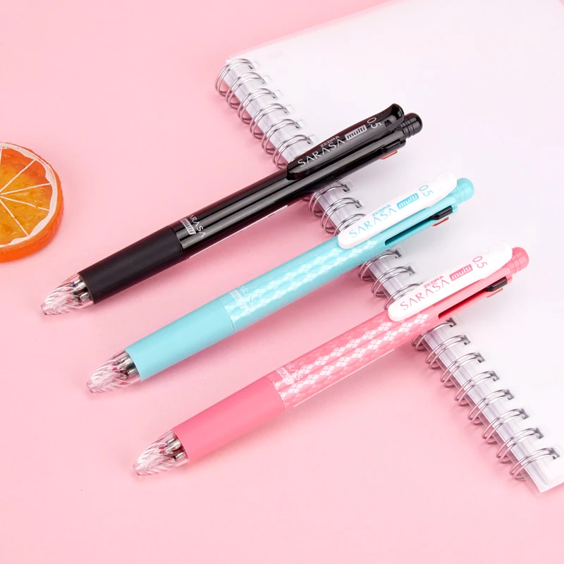 ZEBRA J4SA11 قلم جل متعدد الوظائف 4 ألوان وقلم رصاص ميكانيكي 0.5 مم، ملاحظات تصنيف امتحان الطلاب القرطاسية اليابانية #3