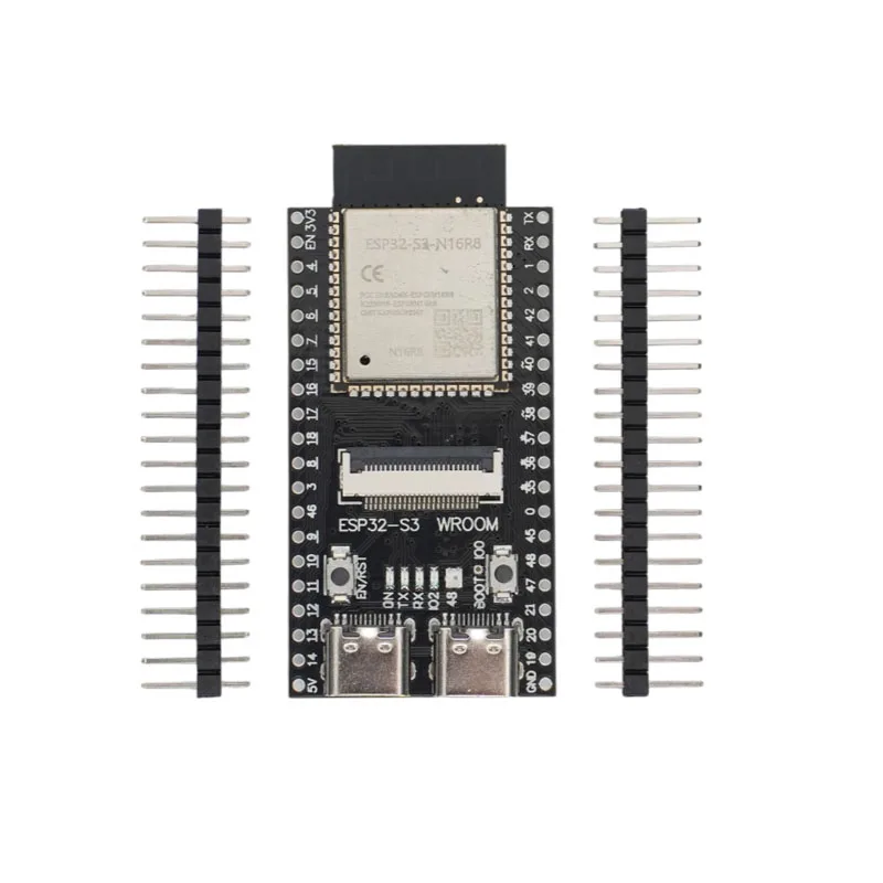 Płytka rozwojowa ESP32-S3 N16R8 CAM WiFi+Bluetooth Moduł ESP32-N16R8 Kamera OV3660/OV5640 Podwójne interfejsy TYPE-C — zdjęcie produktu 2
