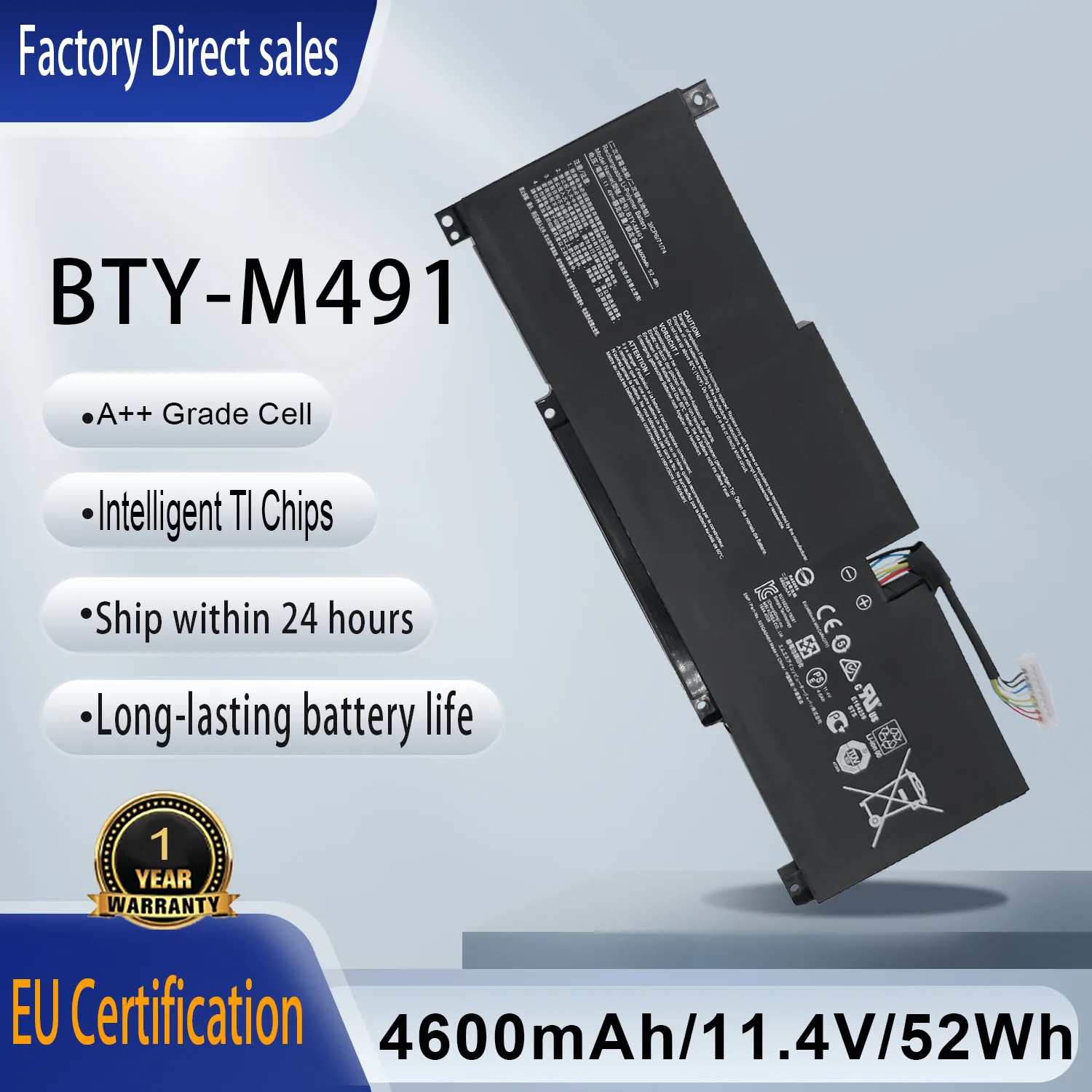 New BTY-M491 Laptop…