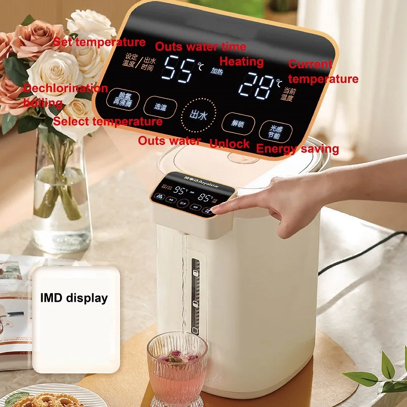 2.5L Smart Electric Kettle Baby Milk Adjuster Home Thermostat Kettle Thermos Kettle Large Capacity Multifunction Kettle 1350W