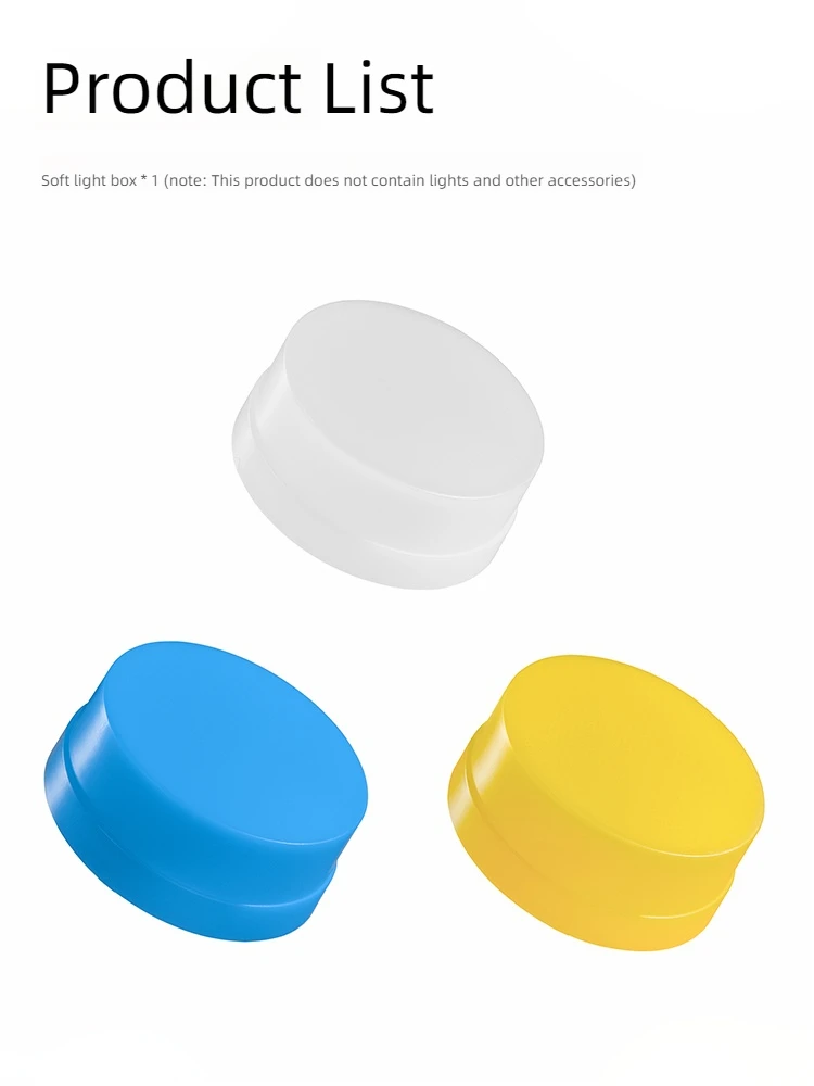Godox V1 V1-C V1-N V1-S V1-F V1-O V1-P Speedlite Flash White Blue Yellow Diffuser Soft Box Case