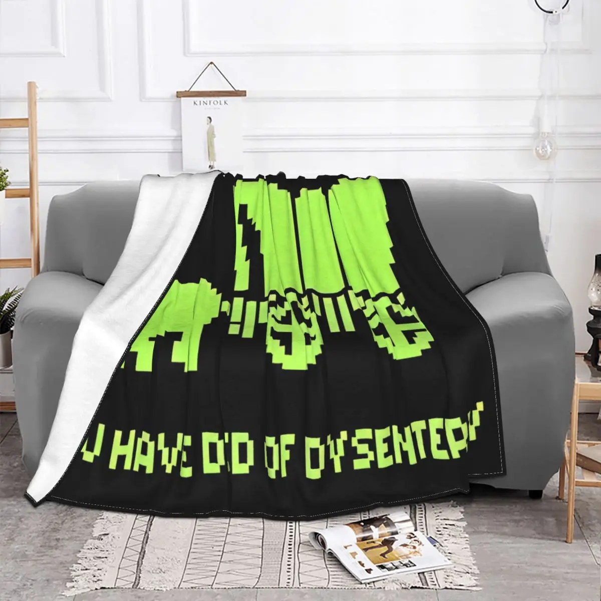 You Have Died Of Dysentery Plush Blankets Winter Blankets Blankets And Throws Throw Blanket